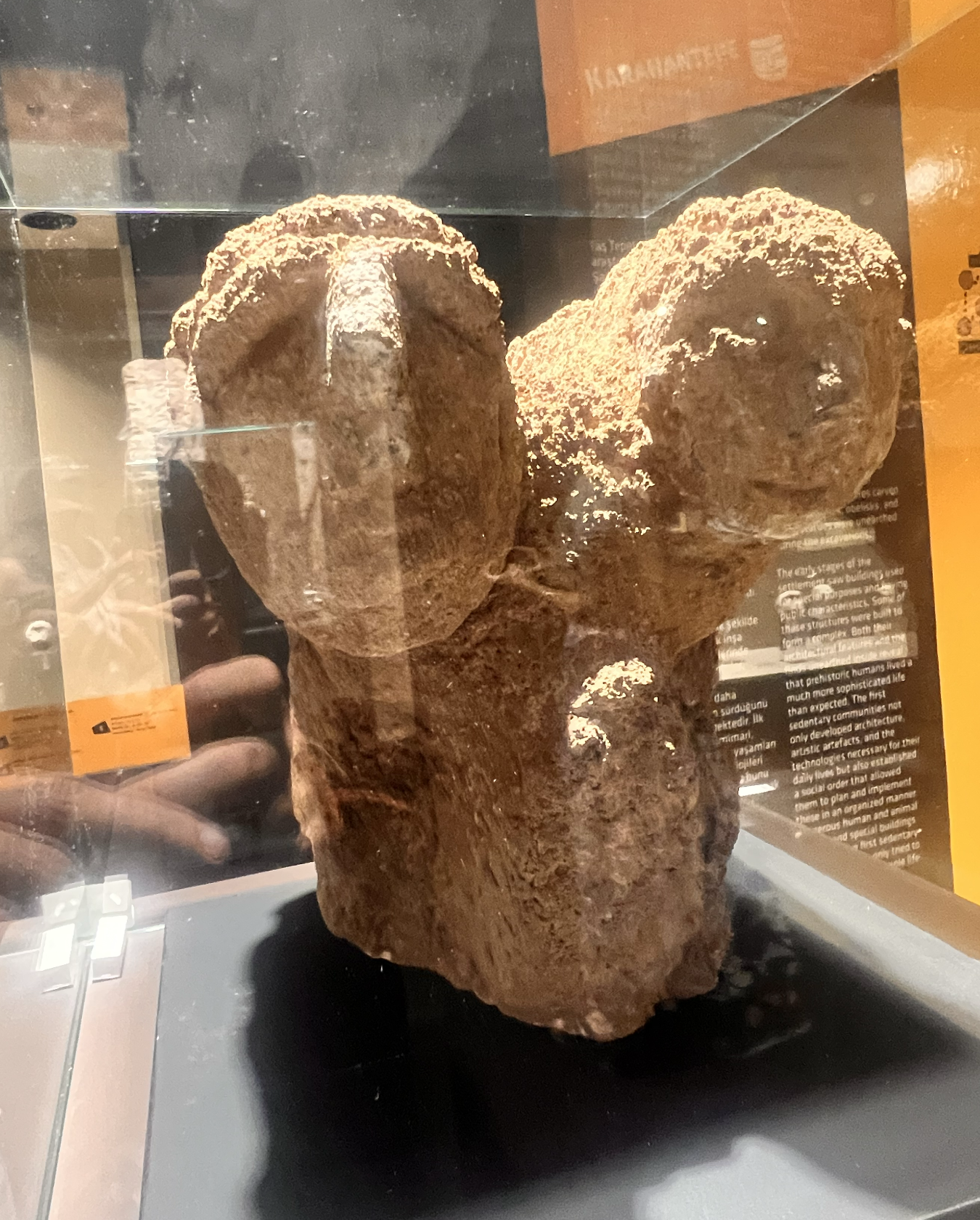 The double-headed figure from Karahan Tepe, Şanlıurfa Archaeology Museum