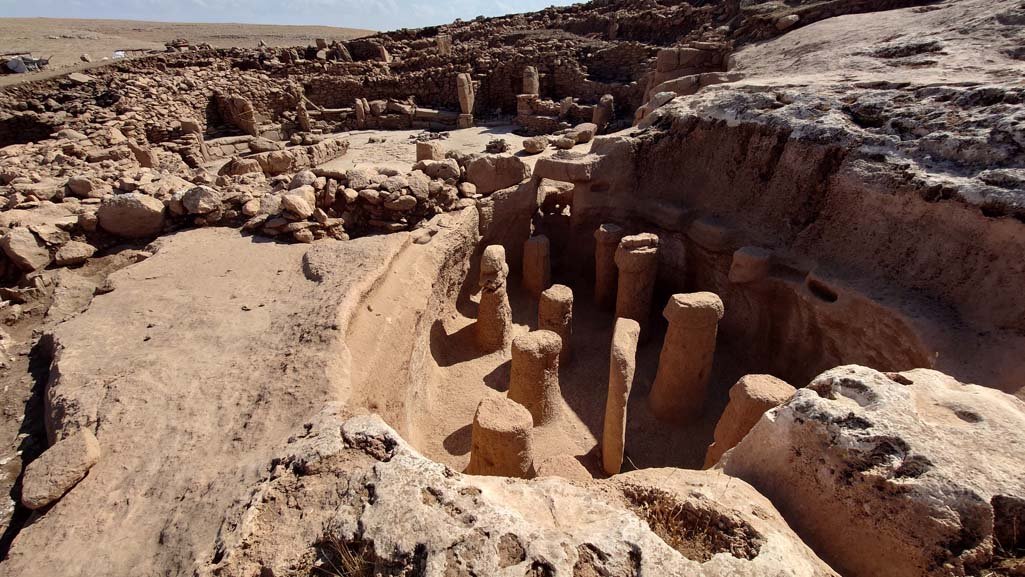 The sunken Pillar Room chamber at Karahan Tepe
