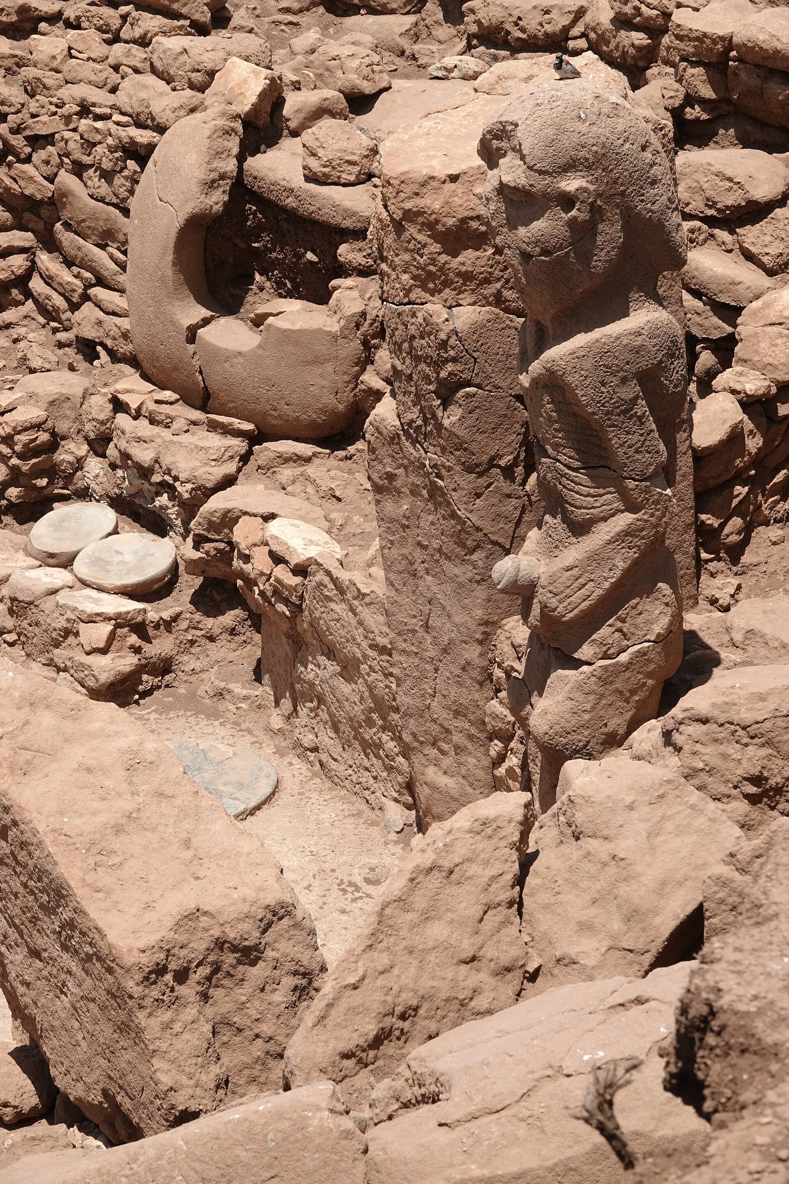 Karahan Tepe during a recent excavation season, on its ridge in the Tektek Mountains.