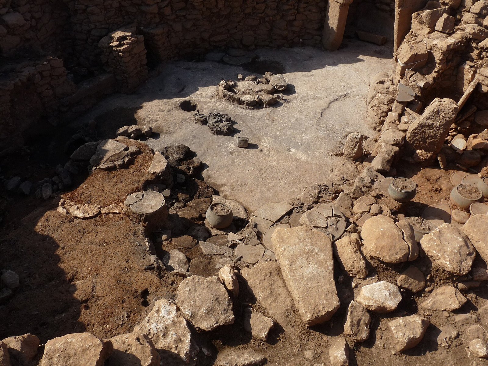 Excavated ground at Karahan Tepe
